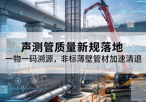 永嘉声测管质量新规落地，一物一码溯源，非标薄壁管材加速清退